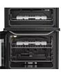 Hotpoint HDG6GDCX 60cm Double Oven Gas Cooker with Gas Hob - Stainless Steel