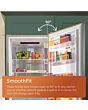 Hotpoint HPK26413XR6UKE Hpk26413xr6uke 59.5Cm 70/30 Fridge Freezer - Black Steel