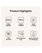 LG GBBSJ10EEP 60/40 Total No Frost Fridge Freezer - Essence Black Steel