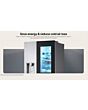 LG GSXE91BSAD Side By Side 91.3Cm Non Plumbed - Fridge Freezer - Brushed Steel