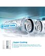 Midea MDRB424FGC01I 70/30 Total No Frost Fridge Freezer - White