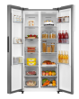 Midea MDRS619FIE46 83.5Cm 460L Frost Free Fridge Freezer - Stainless Steel