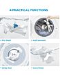 Midea MF110W100BA10WU 10Kg 1400 Spin Washing Machine - White
