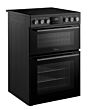 Midea MFO24EME4R118-B K 60Cm Double Oven Cooker With Ceramic Hob - Black