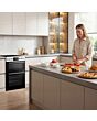 Midea MFO24EME4R118-W H 60Cm Double Oven Cooker With Ceramic Hob - White