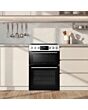 Midea MFO24EME4R118-W H 60Cm Double Oven Cooker With Ceramic Hob - White