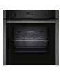 Neff B6ACH7AG7B N 50, Built-in oven, 60 x 60 cm, Graphite-Grey, Slide & Hide, Pyrolytic Oven