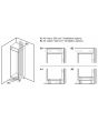 Neff KI7961SE0G N 30, Built-in fridge-freezer with freezer at bottom, 193.5 x 54.1 cm, sliding hinge