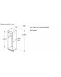 Neff KI7961SE0G N 30, Built-in fridge-freezer with freezer at bottom, 193.5 x 54.1 cm, sliding hinge