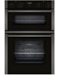 Neff U1ACE2AG3B 59.4cm Built In Electric Double Oven - Graphite Grey