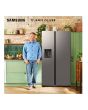 Samsung RS70F64KETEU 91Cm Side By Side American Fridge Freezer - Silver
