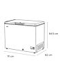 Sensis RFCHT01F300EW 111Cm Chest Freezer - White