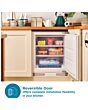 Sensis RFUCBI01Z54EW 59.5Cm Integrated Static Undercounter Freezer - White