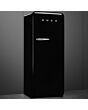 Smeg FAB28RBL3UK 60cm 50s Style Black Right Hand Hinged Fridge with Icebox