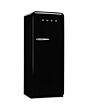 Smeg FAB28RBL3UK 60cm 50s Style Black Right Hand Hinged Fridge with Icebox