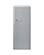Smeg FAB28RSV3UK 60cm 50s Style Silver Right Hand Hinged Fridge with Icebox