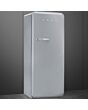 Smeg FAB28RSV3UK 60cm 50s Style Silver Right Hand Hinged Fridge with Icebox