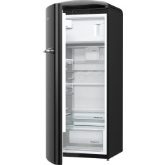 Gorenje ORB153BK-L Retro Fridge With Ice Box Black A+++ Energy Rating