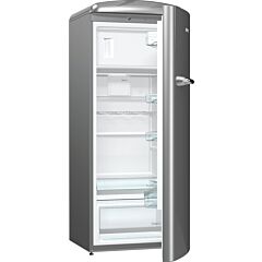 Gorenje ORB153X Retro Fridge With Ice Box Silver A+++ Energy Rating