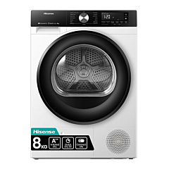 Hisense DH3S802BW3 8kg Heat Pump Tumble Dryer WiFi White