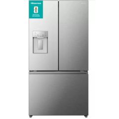Hisense RF815N4SESE Total No Frost Plumbed American Fridge Freezer - Silver