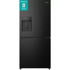 Hisense RQ5P470SYFD Total No Frost American Fridge Freezer - Black