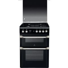 Indesit ID60G2K 60Cm Gas Cooker With Lid