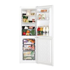 Lec TF50152W TF50152W 50cm Frost Free Fridge Freezer, 121/56 Ltrs, 4.27/1.98 CuFt, 3 Glass