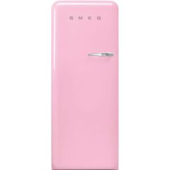 Smeg FAB28LPK3UK 60cm 50s Style Pink Left Hand Hinged Fridge with Icebox