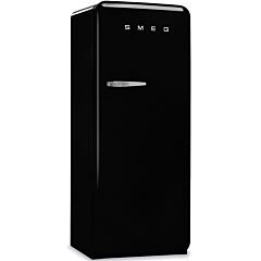Smeg FAB28RBL3UK 60cm 50s Style Black Right Hand Hinged Fridge with Icebox