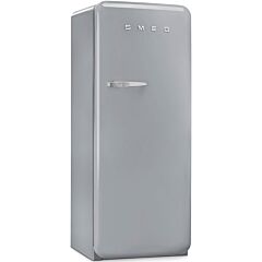 Smeg FAB28RSV3UK 60cm 50s Style Silver Right Hand Hinged Fridge with Icebox
