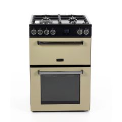 Tesla TMRDF60C 60cm Mini Dual Fuel Range Cooker Cream