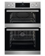 AEG DEX33111EM 59.4Cm Built In Electric Double Oven - Stainless