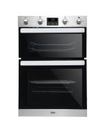 Belling BI902FP Stainless Steel, Built In Double Oven, Soft Close Doors, Timer, White Led Display