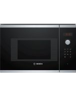 Bosch BFL523MS0B Series 4, Built-in microwave oven, Stainless steel, 20L