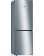 Bosch KGV33VLEAG Serie 4 176x60 LowFrost fridge freezer, VitaFresh, metal bottle rack, LED light, Stainless Steel look