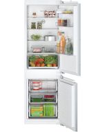 Bosch KIN86NFE0G Series 2, Built-in fridge-freezer with freezer at bottom, 177.2 x 54.1 cm, fixed hinge - White 