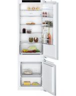Neff KI5872FE0G N 50, Built-in fridge-freezer with freezer at bottom, 177.2 x 54.1 cm, flat hinge - white