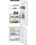 Neff KI7862FE0G N 50, Built-in fridge-freezer with freezer at bottom, 177.2 x 54.1 cm, flat hinge