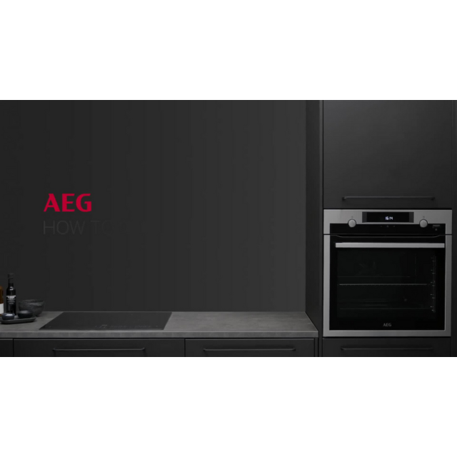 AEG BCX23101EB 59.4cm Built In Electric Oven Black