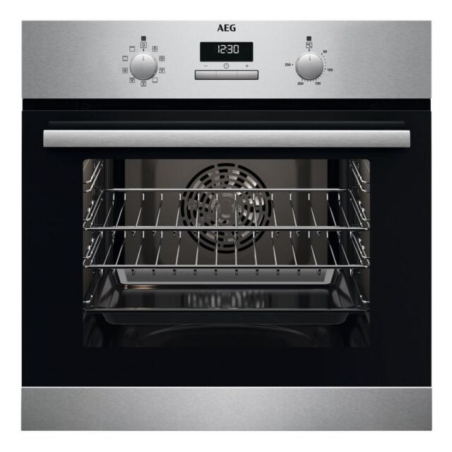 AEG BCX23101EM 59.4Cm Built In Electric Single Oven - Stainless