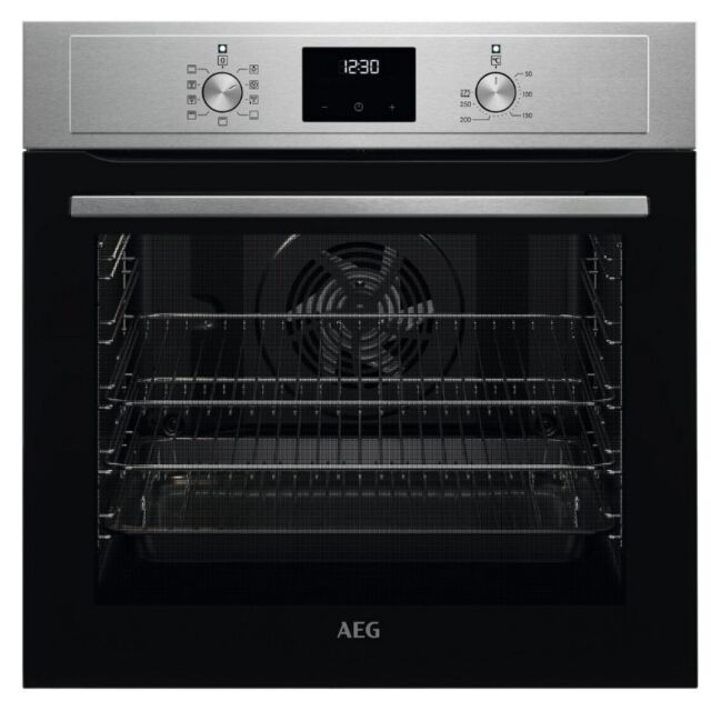 AEG BEX33501EM 59.4Cm Built In Electric Single Oven - Stainless Steel