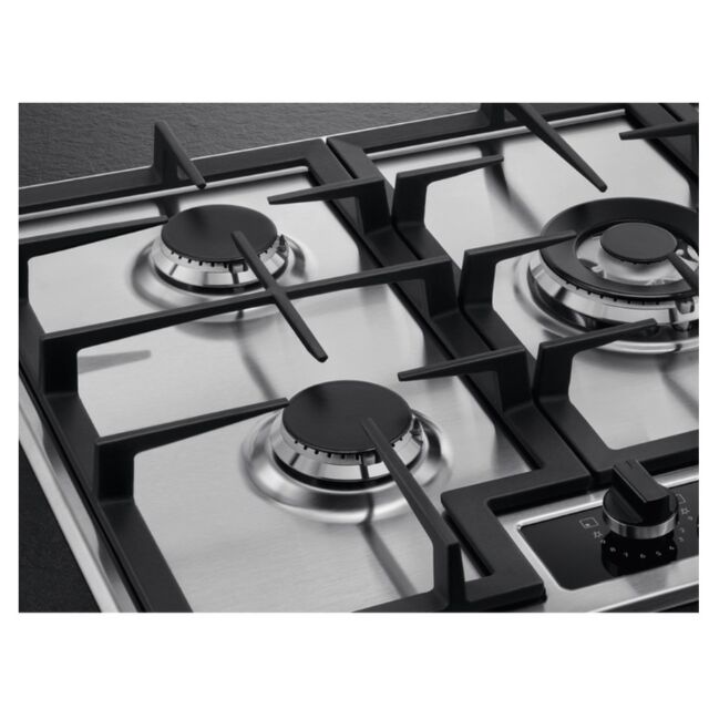 AEG HGB75420YM 75cm Gas Hob - Stainless Steel