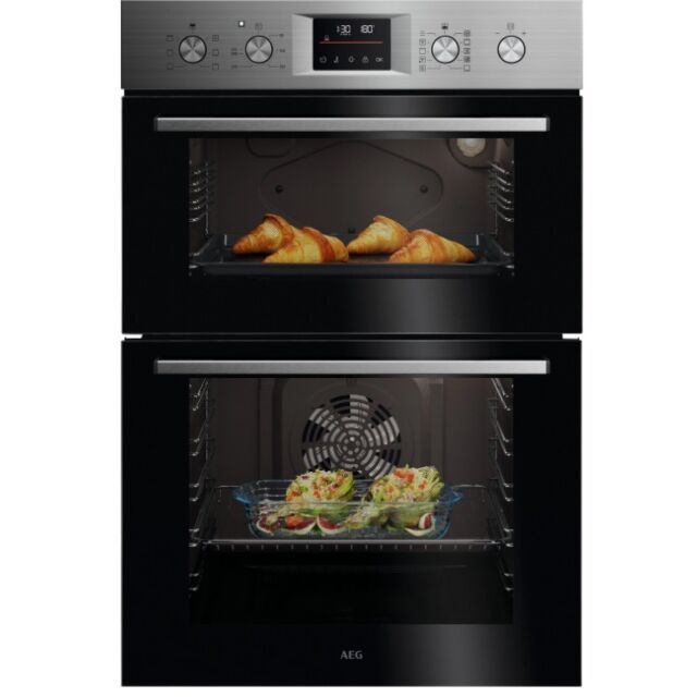 AEG OU5CP40M 61L Double Electric Oven - Stainless Steel