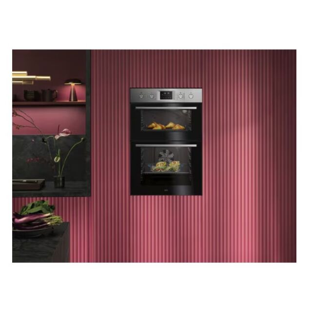 AEG OU5CP40M 61L Double Electric Oven - Stainless Steel