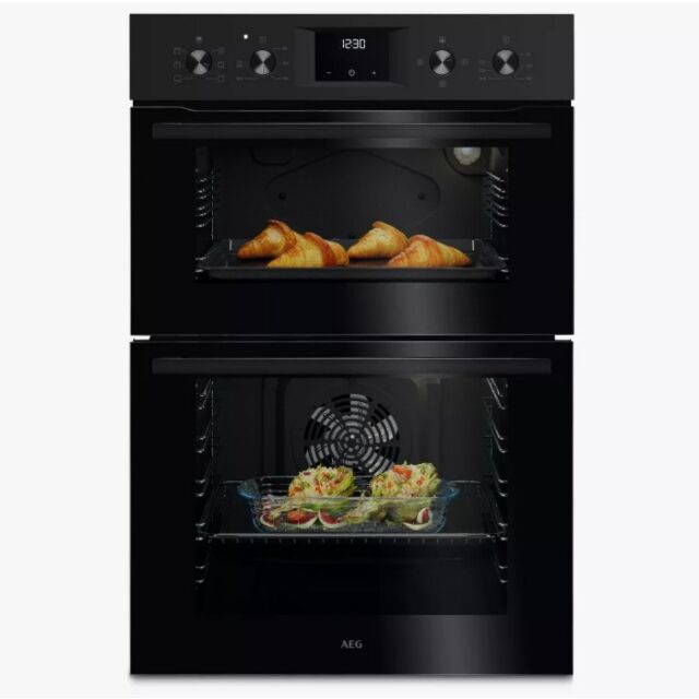 AEG OU5NP20B 66L Double Built In Oven - Black