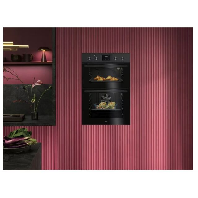 AEG OU5NP20B 66L Double Built In Oven - Black