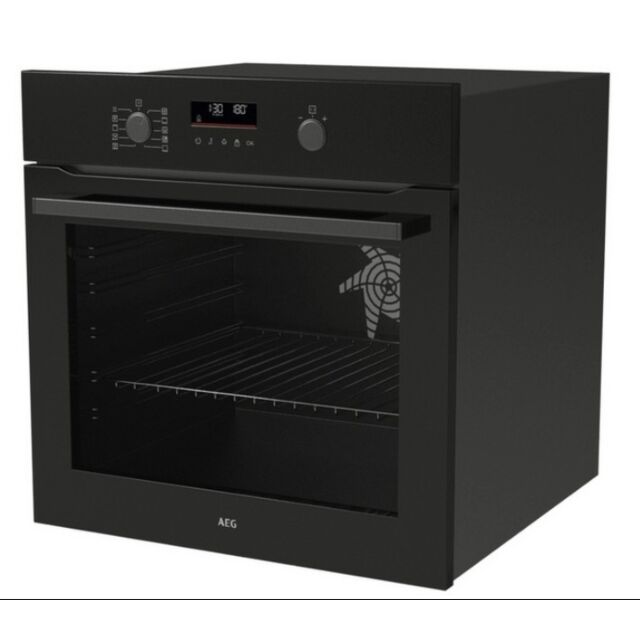 AEG OU5PB40XK 59.6Cm Built In Electric Single Oven - Black