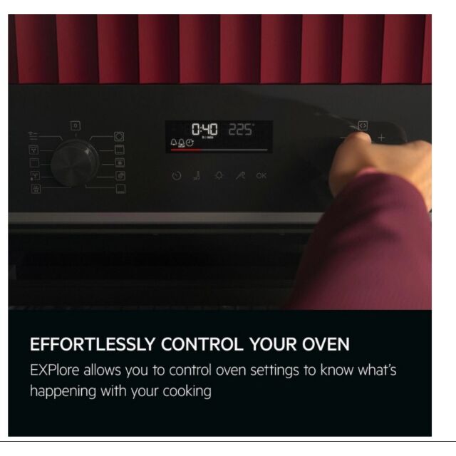 AEG OU5PB40XK 59.6Cm Built In Electric Single Oven - Black