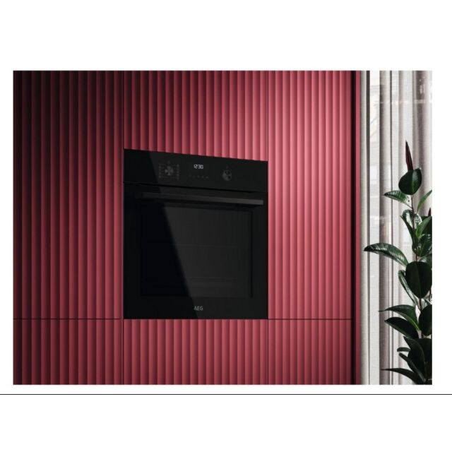 AEG OU5PB40XK 59.6Cm Built In Electric Single Oven - Black